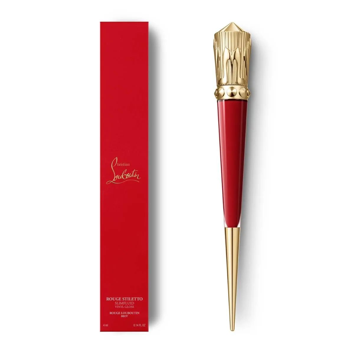 Christian Louboutin Rouge Stiletto Vinyl Gloss – Lip Gloss – Rouge Louboutin 001V - Beauty - alternate view 8